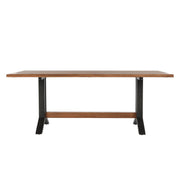 Bellamy - Dining Table - Amber Brown - R&R Furniture Gallery (Fountain Valley, CA)