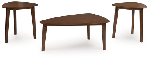 Lyncott - Occasional Wood Table Set (Set of 3) - Brown - R&R Furniture Gallery (Fountain Valley, CA)