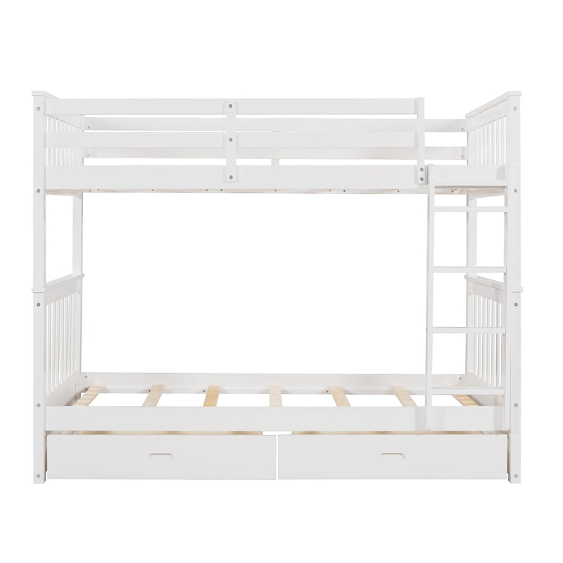 Bunk Bed With Ladders And 2 Storage Drawers - R&R Furniture Gallery (Fountain Valley, CA)