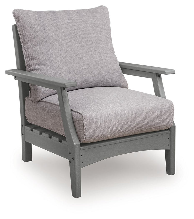 Cove Beach - Lounge Chair With Cushion (Set of 2) - Gray - R&R Furniture Gallery (Fountain Valley, CA)
