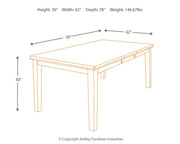 Ralene - Dining Room Table - R&R Furniture Gallery (Fountain Valley, CA)