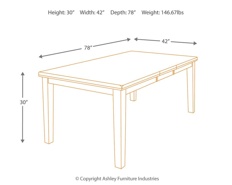 Ralene - Dining Room Table - R&R Furniture Gallery (Fountain Valley, CA)