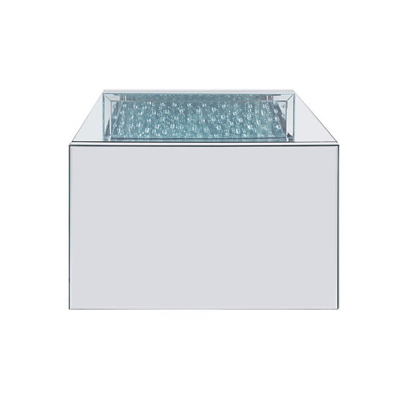 Nysa - 47" Coffee Table - Mirrored & Faux Crystals - R&R Furniture Gallery (Fountain Valley, CA)