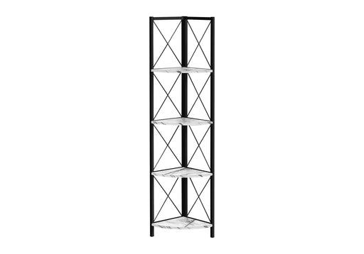 Bookshelf, Bookcase, Etagere, Corner, 4 Tier, Office - R&R Furniture Gallery (Fountain Valley, CA)