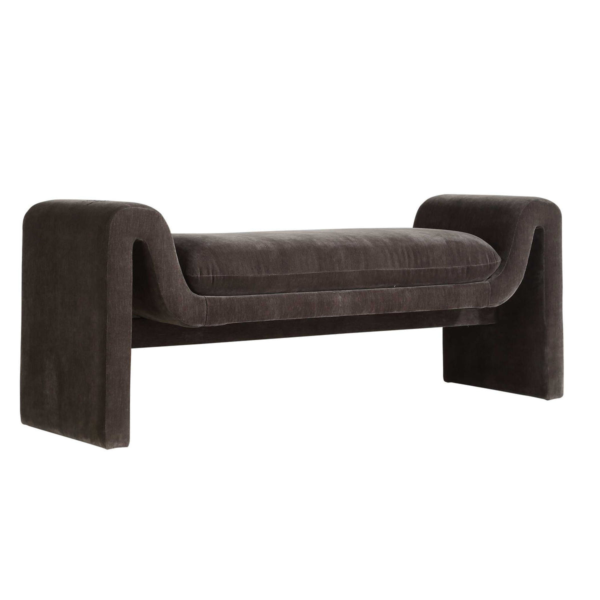 Manson - Modern Bench - Charcoal