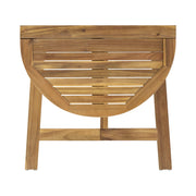 Outdoor 3 Piece Half Round Folding Bistro Set - R&R Furniture Gallery (Fountain Valley, CA)