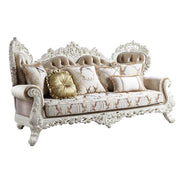 Vanaheim - Sofa With 7 Pillows - Fabric & Antique White - R&R Furniture Gallery (Fountain Valley, CA)