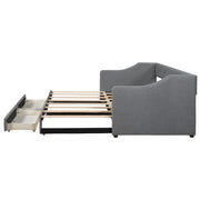 Upholstered Daybed With 2 Drawers - R&R Furniture Gallery (Fountain Valley, CA)