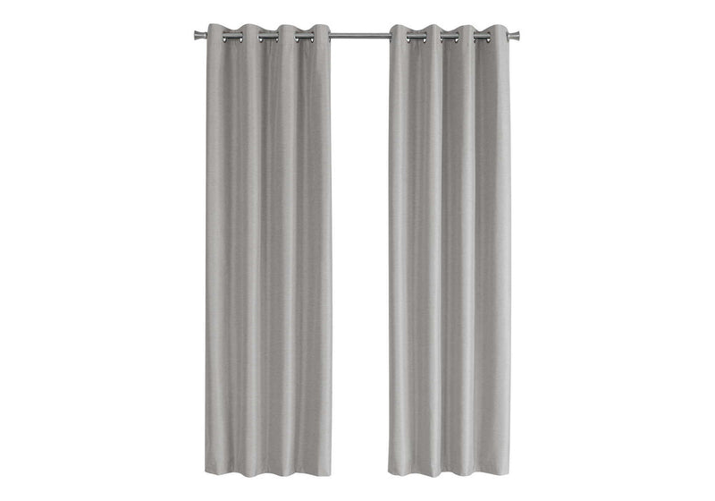 2 Pieces Set, Curtain Panel, Room Darkening, Grommet - R&R Furniture Gallery (Fountain Valley, CA)