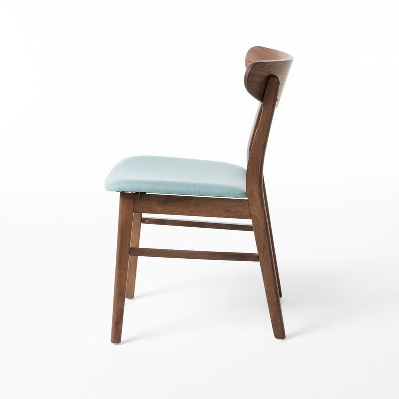 Mid Century Dining Chairs With Cushioned Seats And Wood Frame (Set of 2) - R&R Furniture Gallery (Fountain Valley, CA)