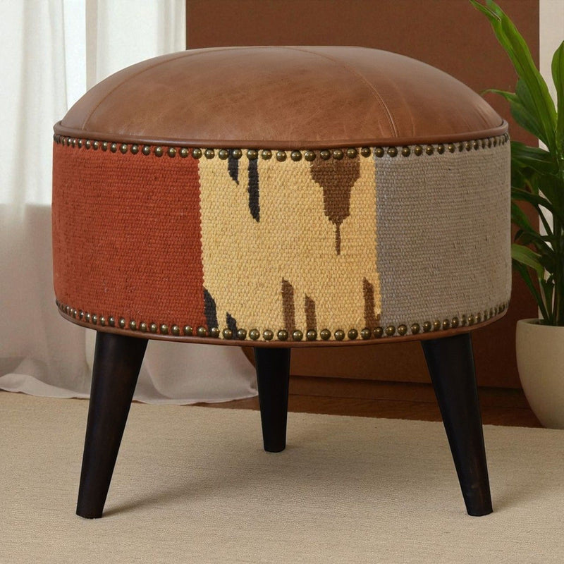 Footstool - Brown - R&R Furniture Gallery (Fountain Valley, CA)