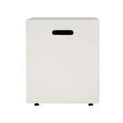 Modern Tank Holder Side Table With Smooth Concrete Surface - R&R Furniture Gallery (Fountain Valley, CA)