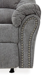 Allmaxx - Rocker Recliner - Pewter - R&R Furniture Gallery (Fountain Valley, CA)