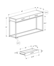 Accent Console Table For Entryway, Storage Drawers, Contemporary & Modern - R&R Furniture Gallery (Fountain Valley, CA)