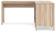Battelle - 60" Home Office Desk With Return - Tan - R&R Furniture Gallery (Fountain Valley, CA)