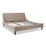 Aspen - Vertical Tufted Modern Headboard Platform Bed Set - R&R Furniture Gallery (Fountain Valley, CA)
