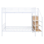 Bunk Bed With Lateral Storage Ladder And Wardrobe - R&R Furniture Gallery (Fountain Valley, CA)