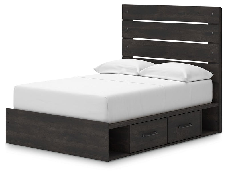Hollivern - Panel Bed With Storage - R&R Furniture Gallery (Fountain Valley, CA)