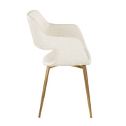 Set of two Lumi Source Margarite contemporary dining chairs with sleek design and versatile seating for modern dining spaces.