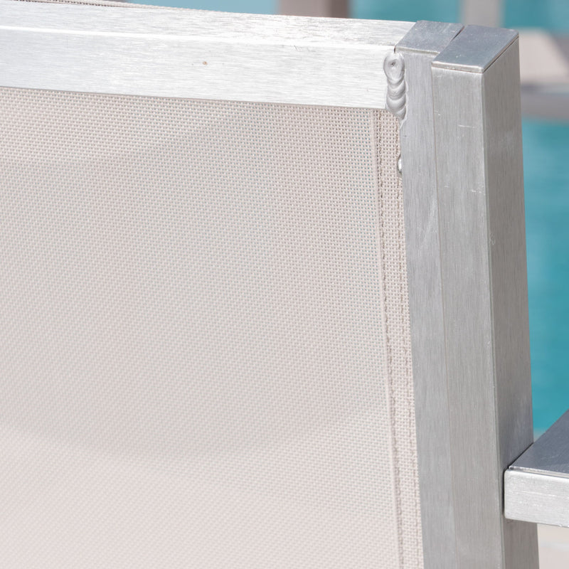 Outdoor Rust Proof Aluminum Barstools (Set of 2) - R&R Furniture Gallery (Fountain Valley, CA)