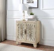 Nalani - Console Cabinet - Antique White - R&R Furniture Gallery (Fountain Valley, CA)
