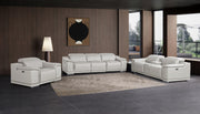 9762 - 7-Piece Modular Power Reclining Sofa, Loveseat And Chair Set With 6 Power Recliners In - R&R Furniture Gallery (Fountain Valley, CA)