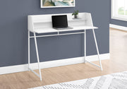 Computer Desk For Home Office, Laptop, Storage Shelves, Marble Look Contemporary & Modern - R&R Furniture Gallery (Fountain Valley, CA)