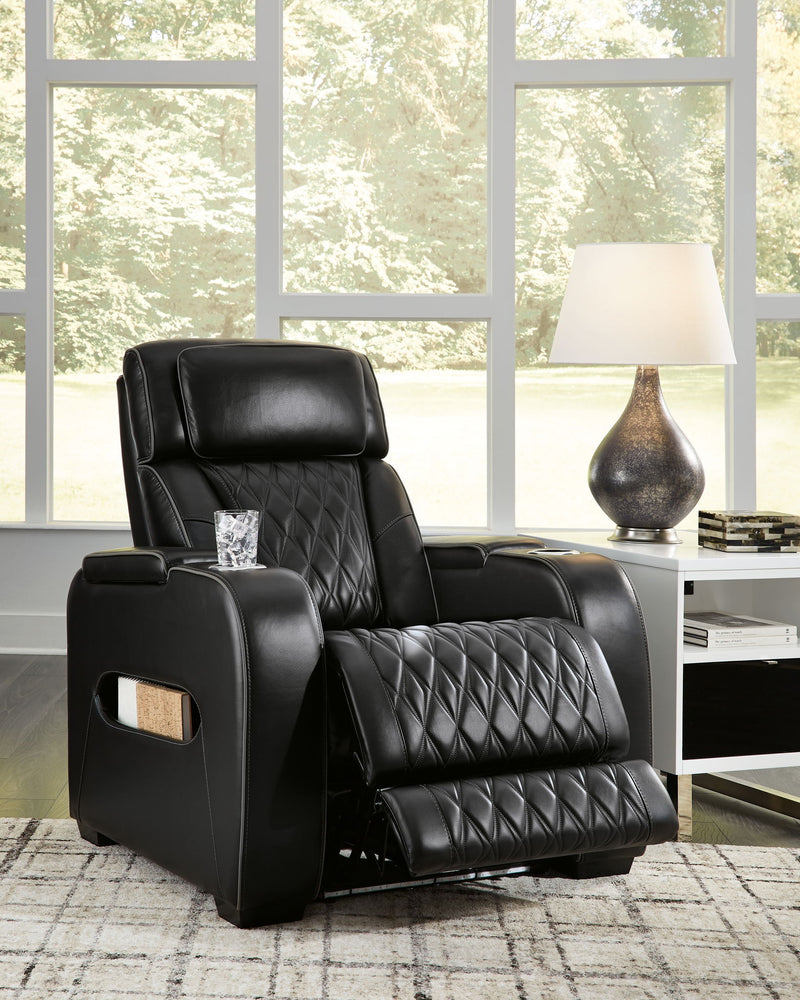 Boyington - Power Recliner/Adj Headrest - R&R Furniture Gallery (Fountain Valley, CA)