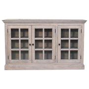 Triple Glazed Cabinet - Gray - R&R Furniture Gallery (Fountain Valley, CA)