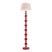 Peggy - Spotted Floor Lamp - Pink - R&R Furniture Gallery (Fountain Valley, CA)