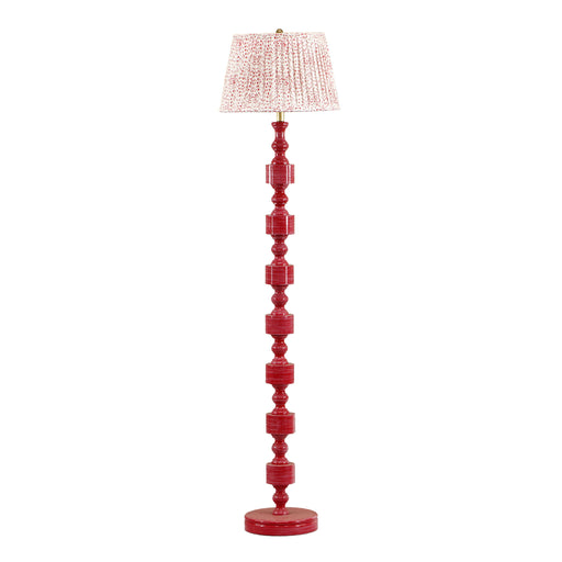 Peggy - Spotted Floor Lamp - Pink - R&R Furniture Gallery (Fountain Valley, CA)
