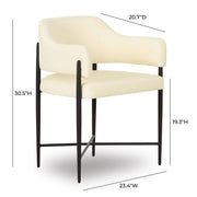 Sezanne - Vegan Leather Dining Chair - R&R Furniture Gallery (Fountain Valley, CA)