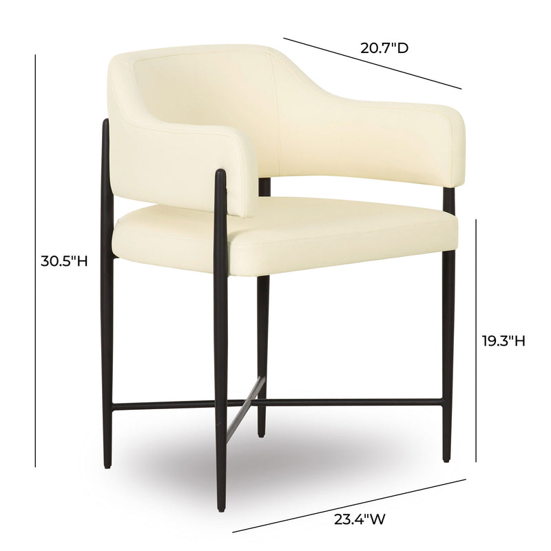 Sezanne - Vegan Leather Dining Chair - R&R Furniture Gallery (Fountain Valley, CA)