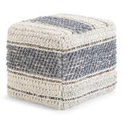 Grady - Handcrafted Square Pouf - R&R Furniture Gallery (Fountain Valley, CA)