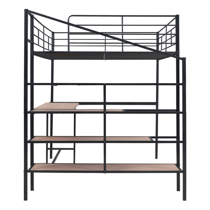 Loft Bed With Desk And Lateral Storage Ladder - R&R Furniture Gallery (Fountain Valley, CA)