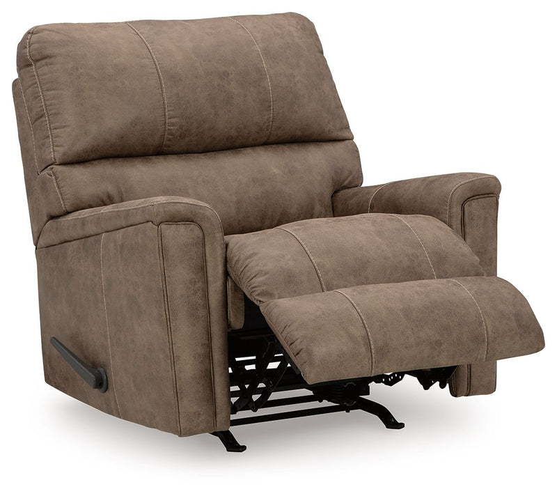 Navi - Rocker Recliner - Fossil - R&R Furniture Gallery (Fountain Valley, CA)