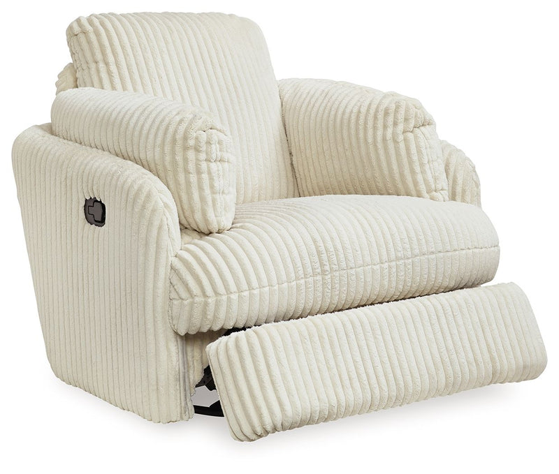Tie-breaker - Swivel Glider Recliner - R&R Furniture Gallery (Fountain Valley, CA)