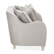 Roxbury Park - Velvet Loveseat - Steel / Slate - R&R Furniture Gallery (Fountain Valley, CA)