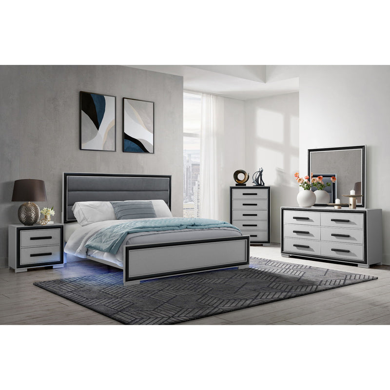 Adelaide - Mirror - Gray / Black - R&R Furniture Gallery (Fountain Valley, CA)