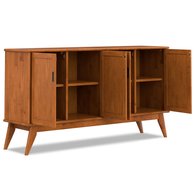 Draper - 4 Door Sideboard Buffet - Brown - R&R Furniture Gallery (Fountain Valley, CA)