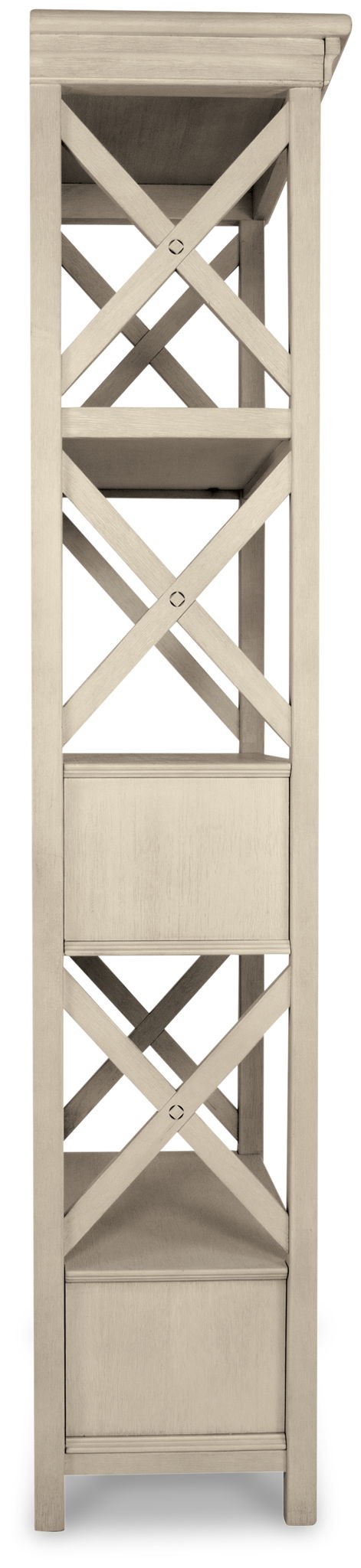 Bolanburg - Display Cabinet - Antique White - R&R Furniture Gallery (Fountain Valley, CA)