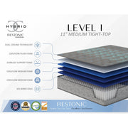 Comfort Care - 11" Hybrid Mattress, Medium Comfort, Foam - R&R Furniture Gallery (Fountain Valley, CA)