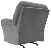 Allmaxx - Rocker Recliner - Pewter - R&R Furniture Gallery (Fountain Valley, CA)