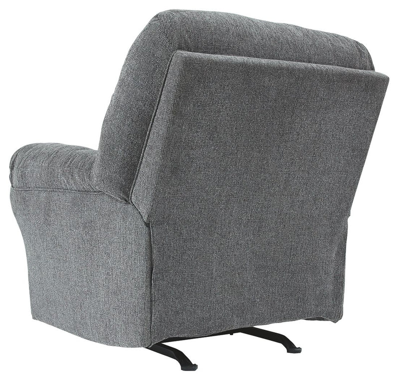 Allmaxx - Rocker Recliner - Pewter - R&R Furniture Gallery (Fountain Valley, CA)