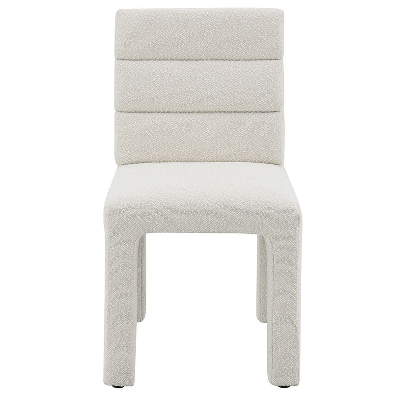 Hettie - Side Chair (Set of 2) - Beige Boucle - R&R Furniture Gallery (Fountain Valley, CA)