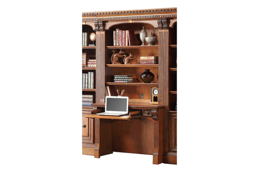 Huntington - Library Desk (2 Piece) - Antique Vintage Pecan - R&R Furniture Gallery (Fountain Valley, CA)