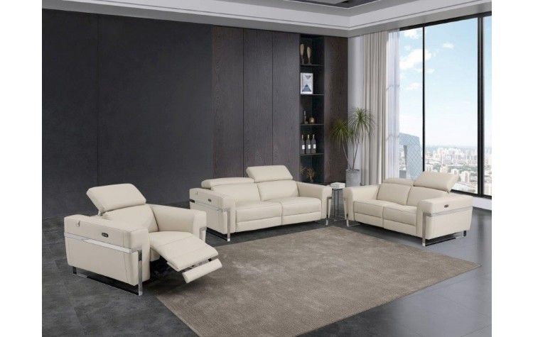 990 - Power Reclining Set With Power Headrest - R&R Furniture Gallery (Fountain Valley, CA)