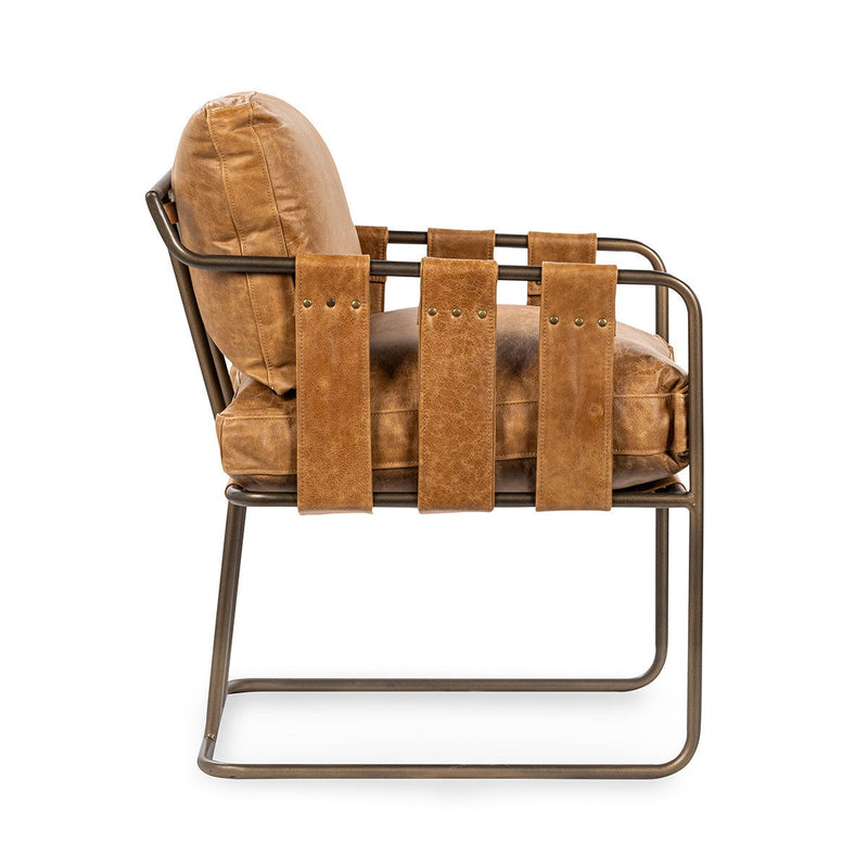 Strapling - Leather Dining Chair - R&R Furniture Gallery (Fountain Valley, CA)