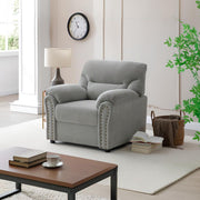 Hamilton - Chair With Hand Applied Nailhead Trim And Pillow Top Arm Cushions - R&R Furniture Gallery (Fountain Valley, CA)