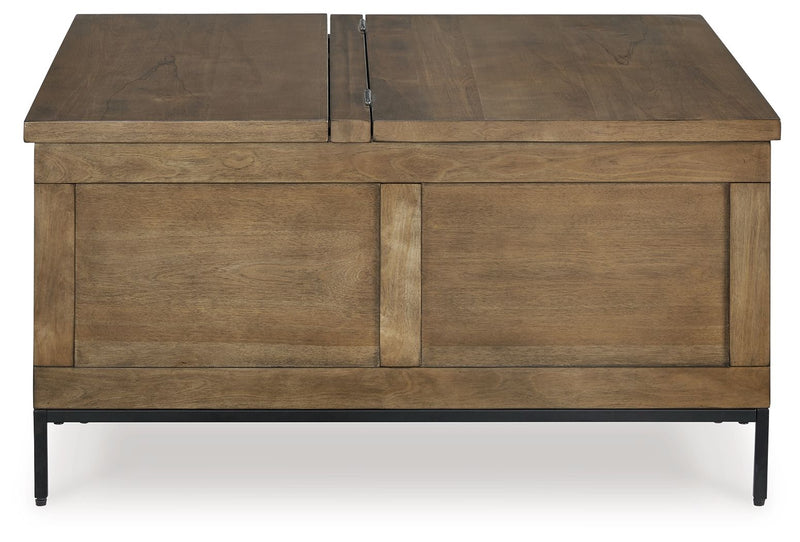 Torlanta - Lift Top Cocktail Table - Brown - R&R Furniture Gallery (Fountain Valley, CA)